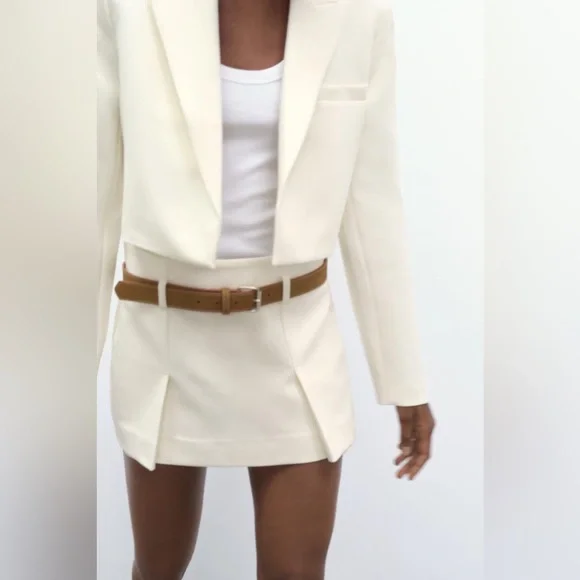 Zara ivory mini scort - Picture 3 of 13